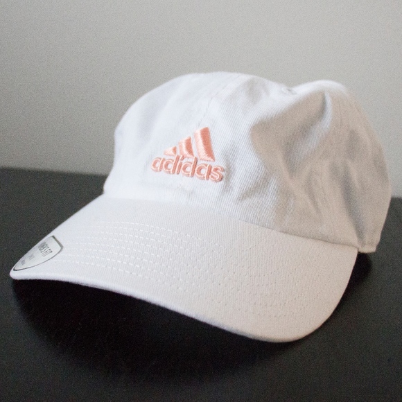 white and gold adidas hat